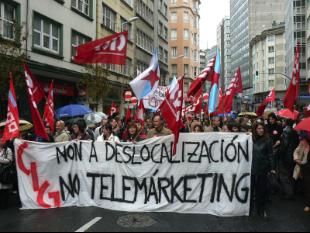 Os traballadores continuarán coas súas mobilizacións (Foto: CIG)