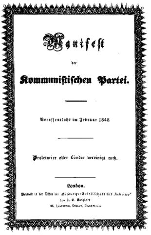 O Manifesto Comunista é dos títulos máis vendidos