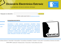 Detalle da nova web do e-Estraviz