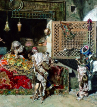 Fortuny, Venedor de Tapissos, (detalle), 1870