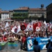 Praza da Quintana, onde se manifestaron uns 20 mil nacionalistas, segundo a organización